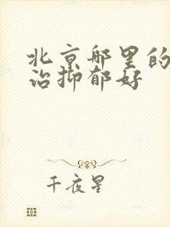 北京哪里的医院治抑郁好