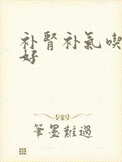 补肾补气吃什么好