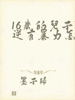 16岁的儿子叛逆有暴力怎么办