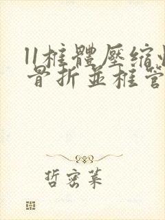 l1椎体压缩性骨折并椎管狭窄