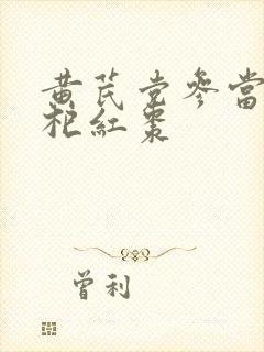 黄芪党参当归枸杞红枣