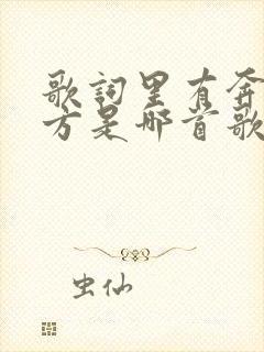 歌词里有奔向远方是哪首歌里封面