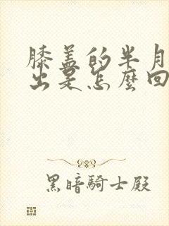 膝盖的半月板突出是怎么回事封面