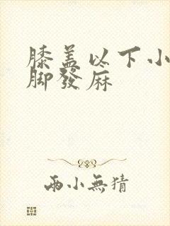 膝盖以下小腿和脚发麻
