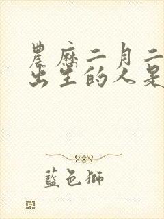 农历二月二十九出生的人是什么命封面