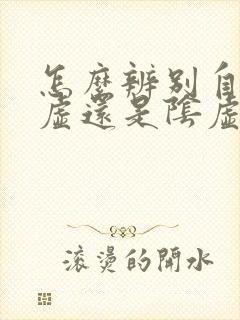 怎么辨别自己阳虚还是阴虚