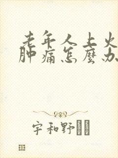 老年人上火牙龈肿痛怎么办