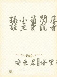 孙小萌闫辰的小说免费观看
