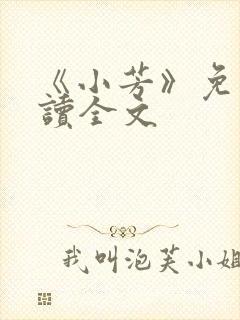 《小芳》免费阅读全文