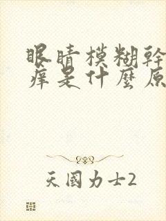 眼睛模糊干涩发痒是什么原因引起的