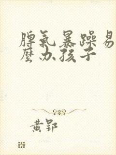 脾气暴躁易怒怎么办孩子封面