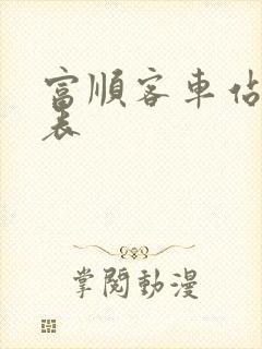 富顺客车站时刻表