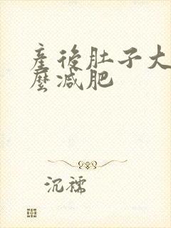 产后肚子大该怎么减肥封面