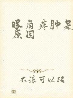 眼角疼肿是什么原因