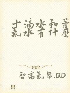 十滴水和藿香正气水有什么区别