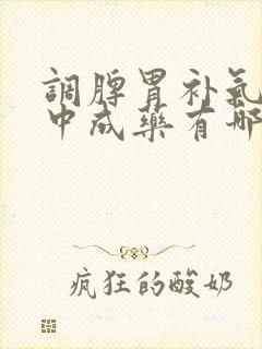 调脾胃补气血的中成药有哪些