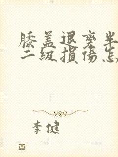 膝盖退变半月板二级损伤怎么治封面