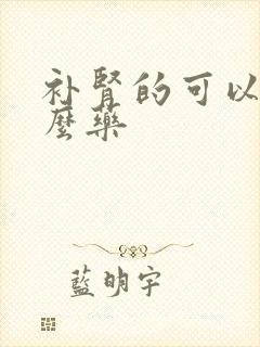 补肾的可以吃什么药