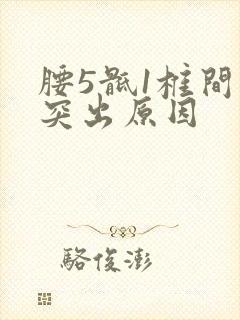 腰5骶1椎间盘突出原因
