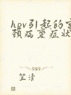 hpv引起的宫颈病变症状封面