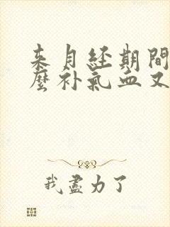 来月经期间吃什么补气血又调理