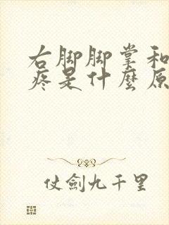 右脚脚掌和脚趾疼是什么原因