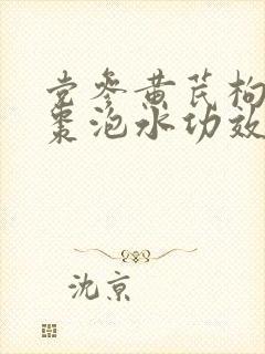 党参黄芪枸杞红枣泡水功效及作用封面