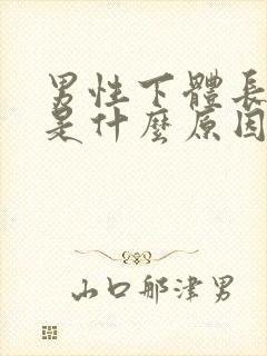 男性下体长虱子是什么原因