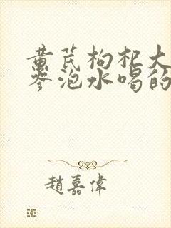 黄芪枸杞大枣人参泡水喝的功效