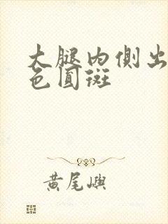 大腿内侧出现红色圆斑