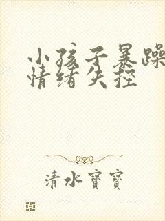 小孩子暴躁易怒情绪失控