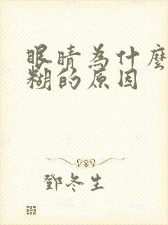 眼睛为什么会模糊的原因