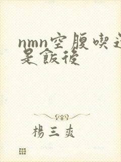 nmn空腹吃还是饭后