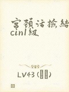 宫颈活检结果 cin1级