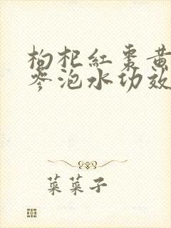 枸杞红枣黄芪党参泡水功效与作用封面