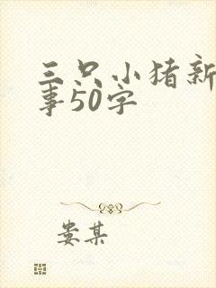 三只小猪新编故事50字