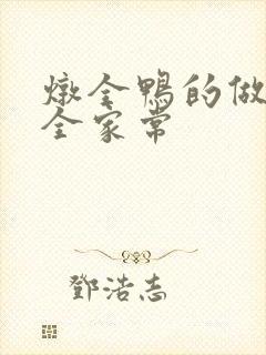 炖全鸭的做法大全家常