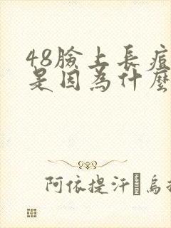 48脸上长痘痘是因为什么原因引起的