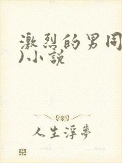 激烈的男同(h)小说