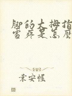 脚的大拇指关节处疼是怎么回事