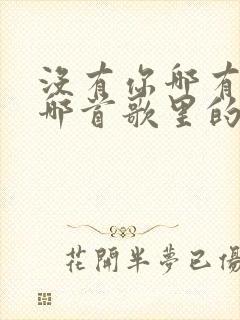 没有你哪有我是哪首歌里的歌词