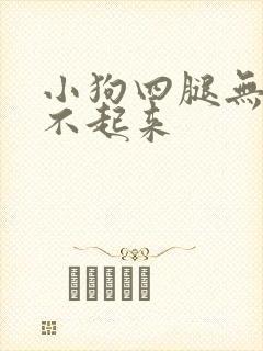 小狗四腿无力站不起来