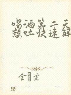 喝酒第二天恶心想吐快速解决办法