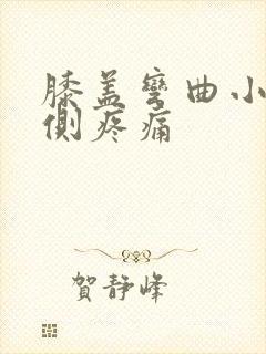 膝盖弯曲小腿外侧疼痛