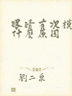 眼睛有次模糊是什么原因封面