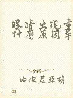 眼睛出现重影是什么原因导致的封面
