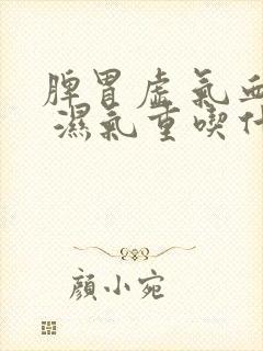 脾胃虚 气血虚 湿气重吃什么中药