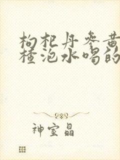 枸杞丹参黄芪山楂泡水喝的功效与作用
