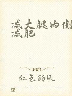 减大腿内侧运动减肥
