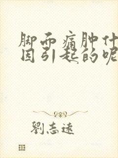 脚面痛肿什么原因引起的呢封面